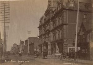 1885 Grand_Opera_House_on_Adelaide_Street City of Toronto Archives