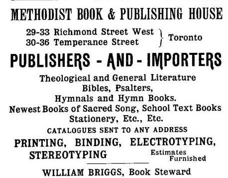 June 24 1893 Toronto Classified Business Directory and Street Guide