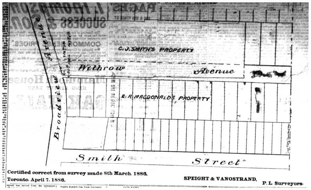 Plans of Withrow Ave Telegram April