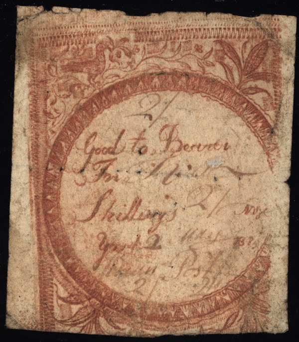 Jordan Post Shillings 1815
